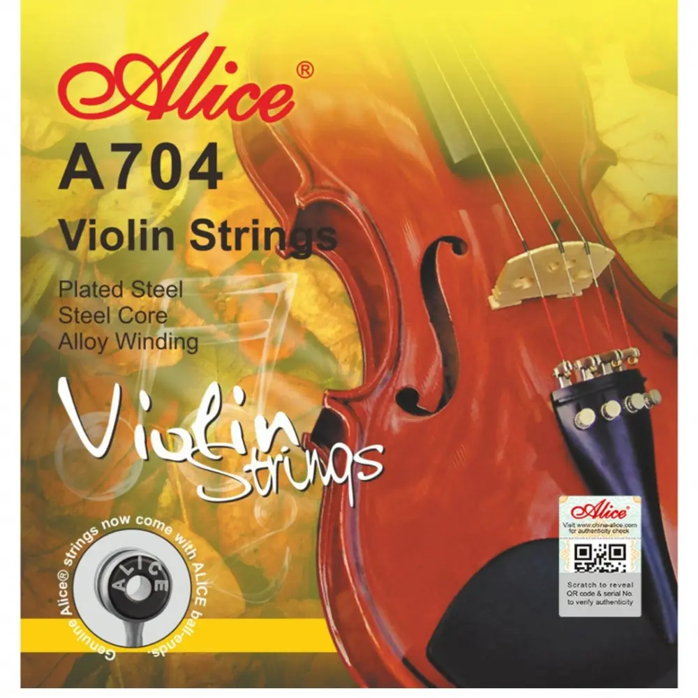 [A704] Alice A704 Encordadura para Violín 4/4