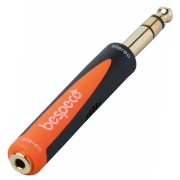 [SLAD150] Bespeco SLAD150 Convertidor Plug a Jack 6.3 mm Stereo