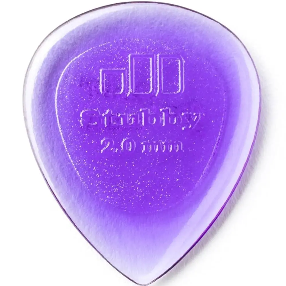 [474R20] Dunlop 474R20 Stubby Jazz Púa Violeta 2.0 mm