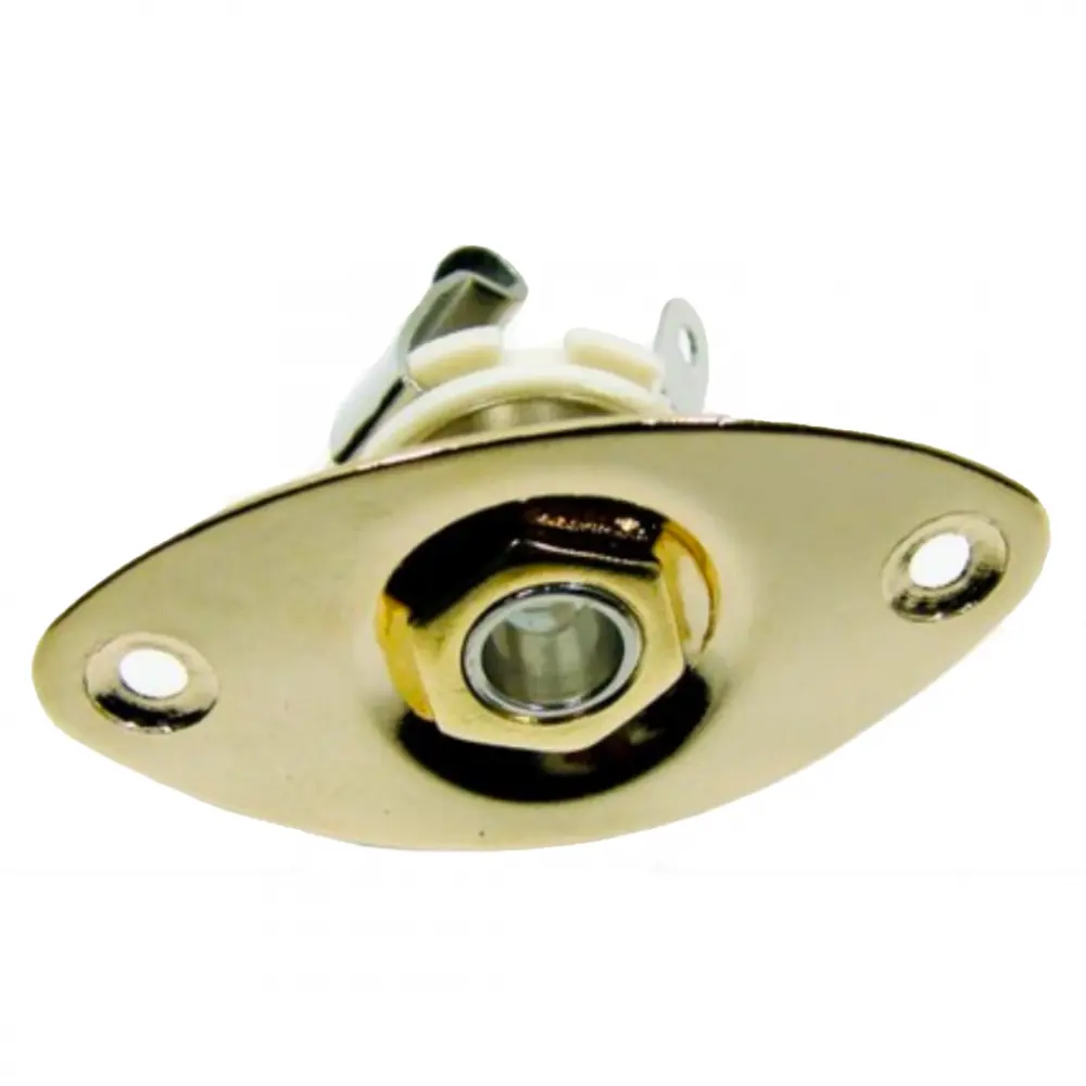 Only Music ZJ01 Jack Para Guitarra Con Soporte Ovalado