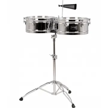 [FSTB1415] Gon Bops FSTB1415 Timbales Fiesta 14 y 15 Pulgadas Cromados