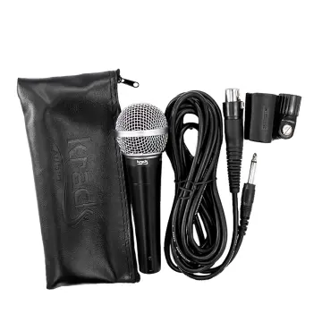[KMIC58SM] Krack KMIC58SM Micrófono de Mano Cardioide con Cable Sin Interruptor