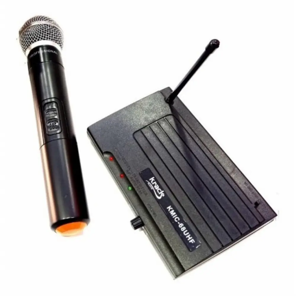 [KMIC68UHF] Krack KMIC68UHF Micrófono Inalámbrico de Mano