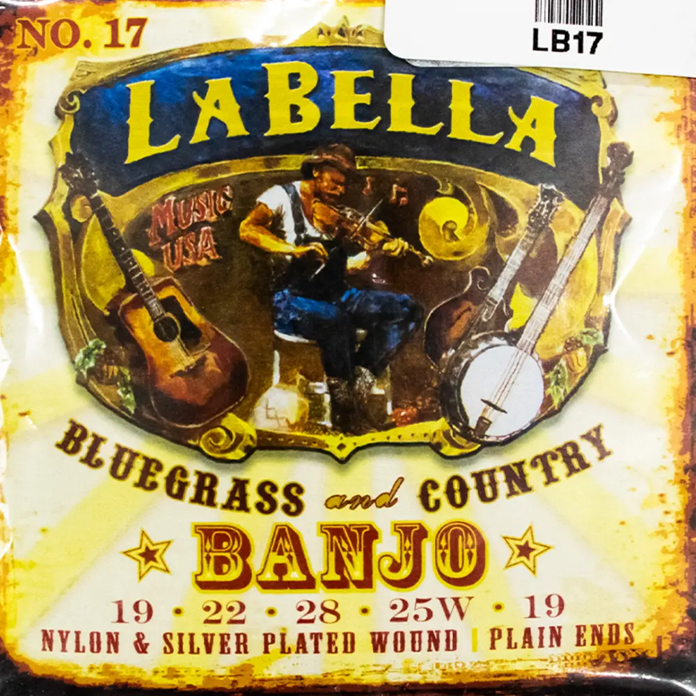 [LB17] La Bella LB17 Encordadura para Banjo de 5 Cuerdas
