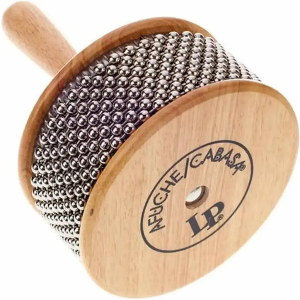 [LP234B] Latin Percussion LP234B Cabaza de Acero con Base de Madera
