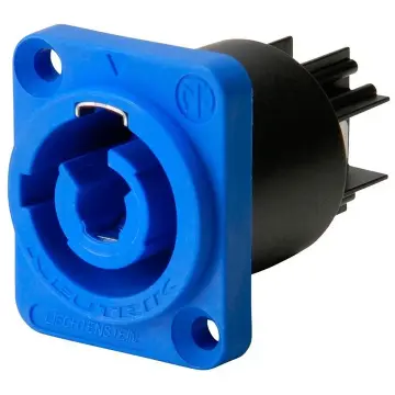 [NAC3MPA1] Neutrik NAC3MPA1 Conector de Corriente para Chasis Azul
