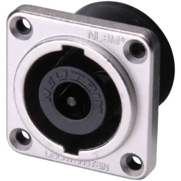 [NL8MPR] Neutrik NL8MPR Conector Speakon Macho 8 Polos para Chasis