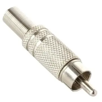 Rean NYS352 Conector RCA Cromado