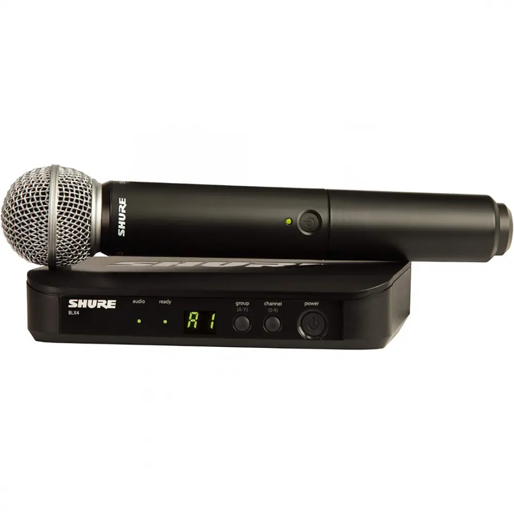 [BLX24SM58] Shure BLX24SM58 Micrófono Inalámbrico Dinámico Cardioide de Mano