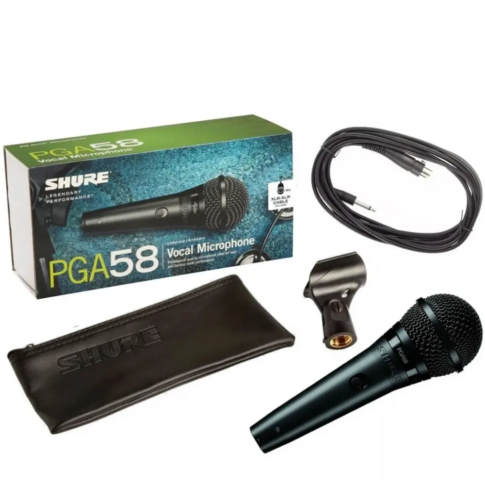 Shure PGA58XLR Micrófono Vocal Dinámico Cardioide
