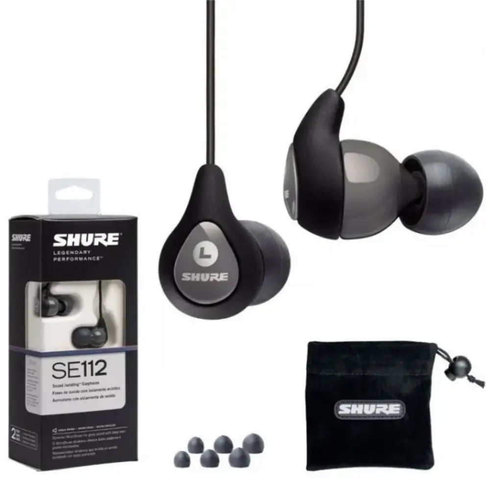 [SE112GR] Shure SE112GR Audífonos In-Ear Sound Isolating