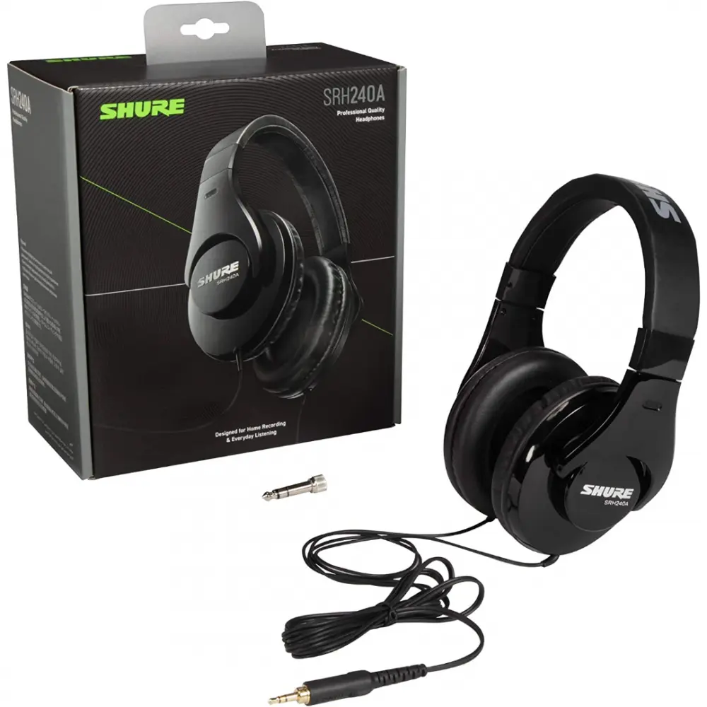 Shure SRH240A Audífonos Profesionales para Estudio