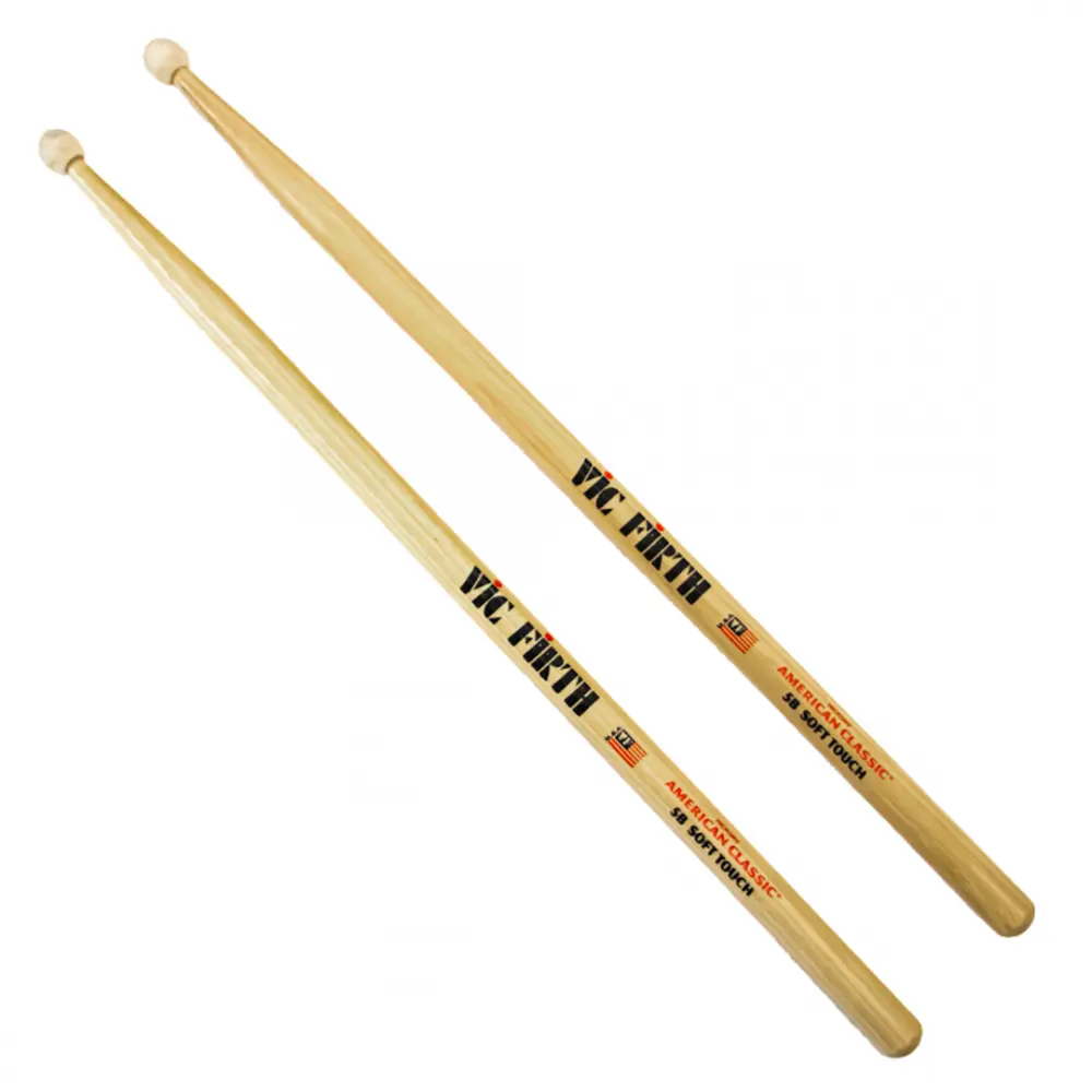 Vic Firth VF5BST Baquetas 5B Punta de Fieltro