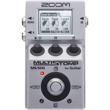Zoom MS50G Pedalera Multiefectos 100 Efectos De Guitarra y Modelos De Amplis Incluyendo Modulación