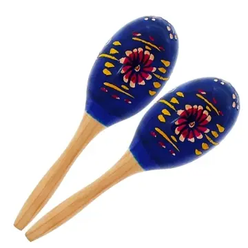 [EC29AAZ] El Cometa EC29AAZ Maracas Aile Oval Grande Azul
