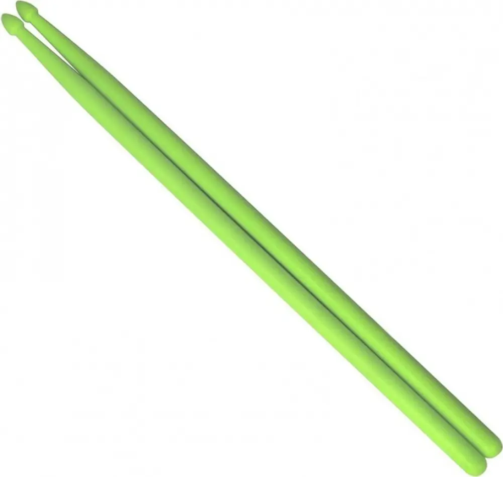 BDPLMN Baquetas 5A de Nylon Irrompible Verde Limón