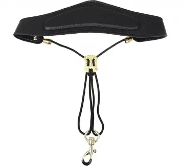 [TPS012] TPS012 Tahalí Negro de Cuero para Saxofón