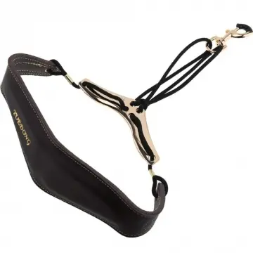 [TPS014] TPS014 Tahalí Negro de Piel para Saxofón