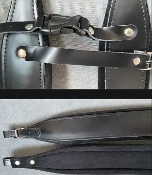[TPA012] TPA012 Tahalí Negro de Piel para Acordeón