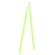 [BPBF6] BPBF6 Baquetas 5A Luminosas Fluorescentes Amarillas