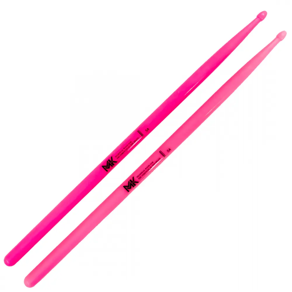 BPBF4 Baquetas 5A Luminosas Fluorescentes Rosas