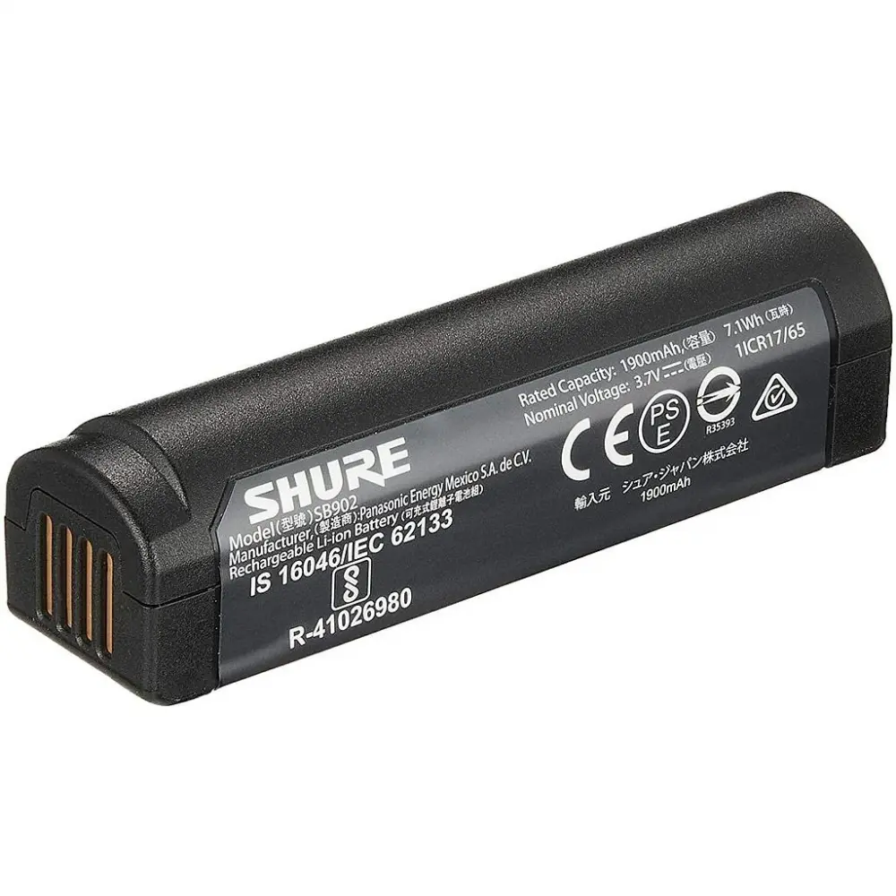 [SB902] Shure SB902 Batería Recargable para GLX-D