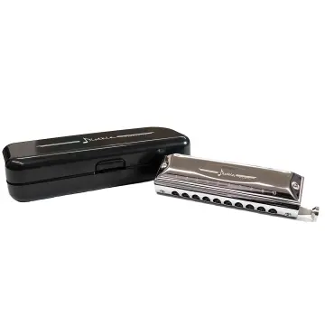 T1040 Armónica de 10 Hoyos con Botón y Estuche