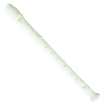 FLDWHI Flauta Dulce Escolar Blanca