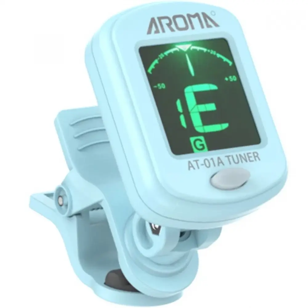 [AT01AB] Aroma AT01A Afinador Electrónico Cromático Varios Colores (Azul)