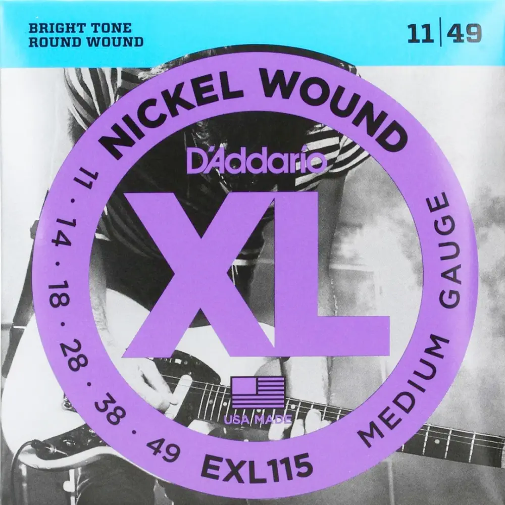 [EXL115] D’Addario EXL115 Encordadura para Guitarra Eléctrica 11-49