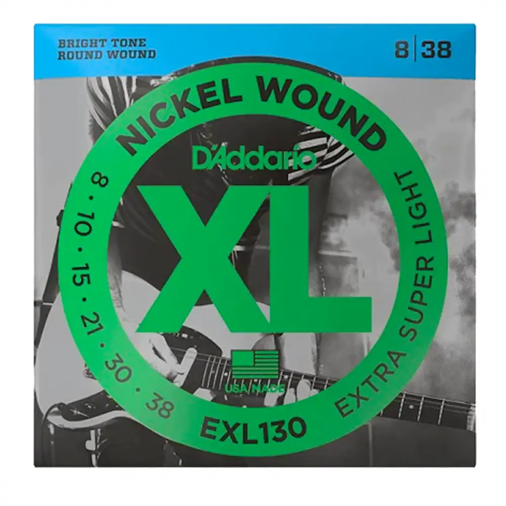 [EXL130] D’Addario EXL130 Encordadura para Guitarra Eléctrica 8-38