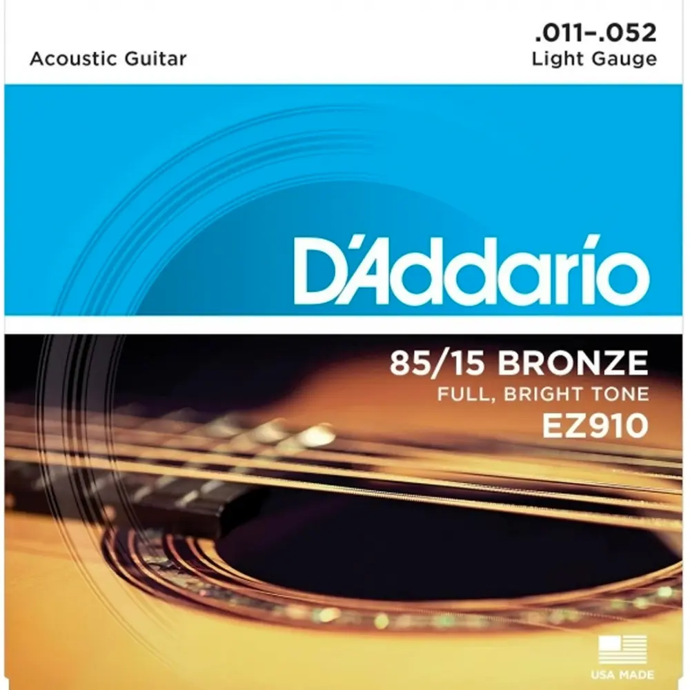 [EZ910] D'Addario EZ910 Encordadura para Guitarra Electroacústica