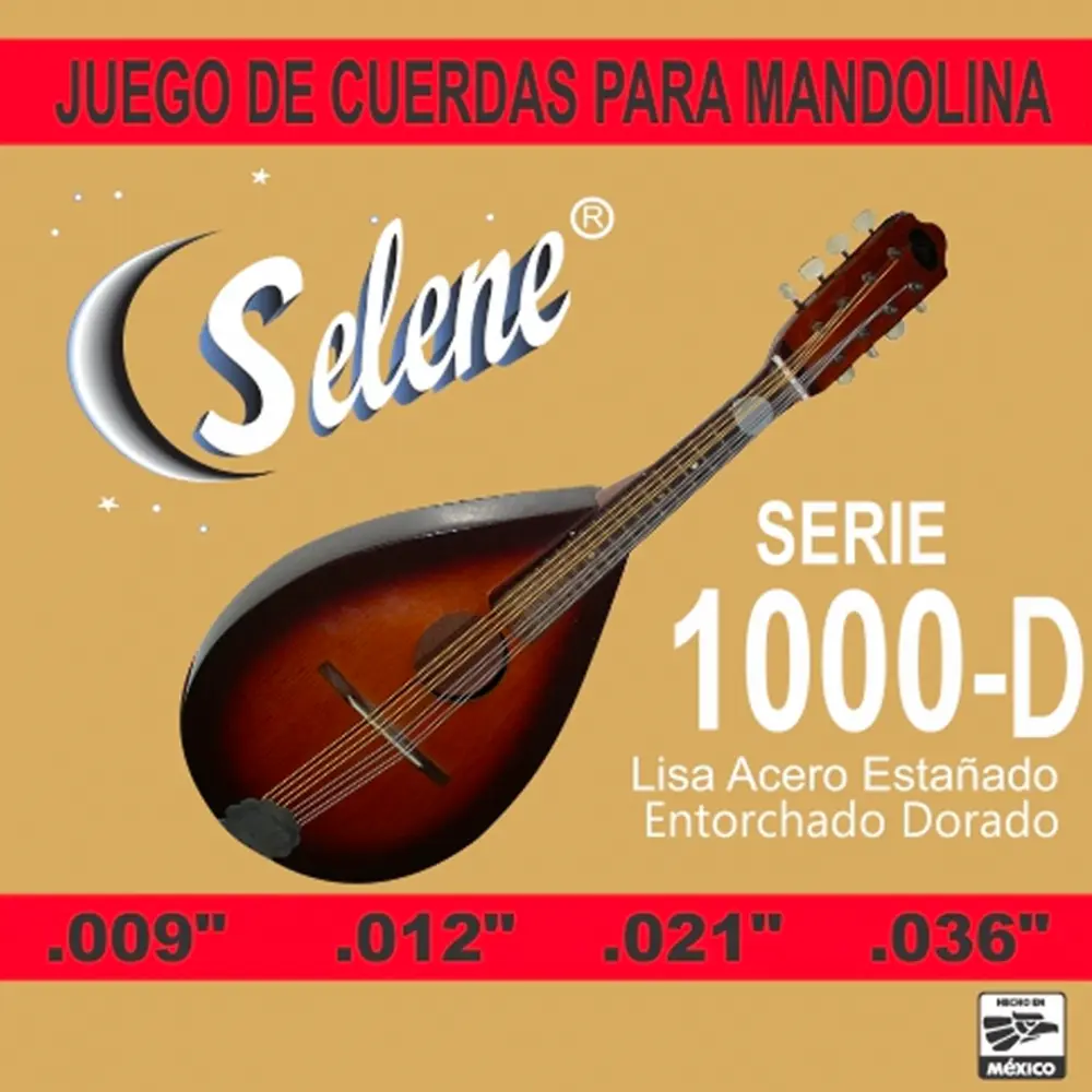 Selene SE1000D Encordadura para Mandolina 8 Cuerdas 9-36