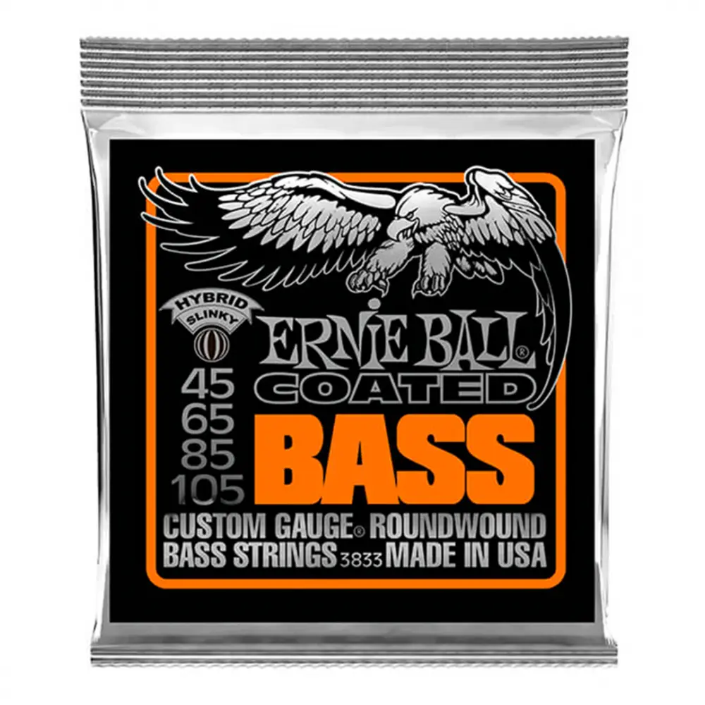 [3833] Ernie Ball 3833 Coated para Bajo Eléctrico 4 Cuerdas