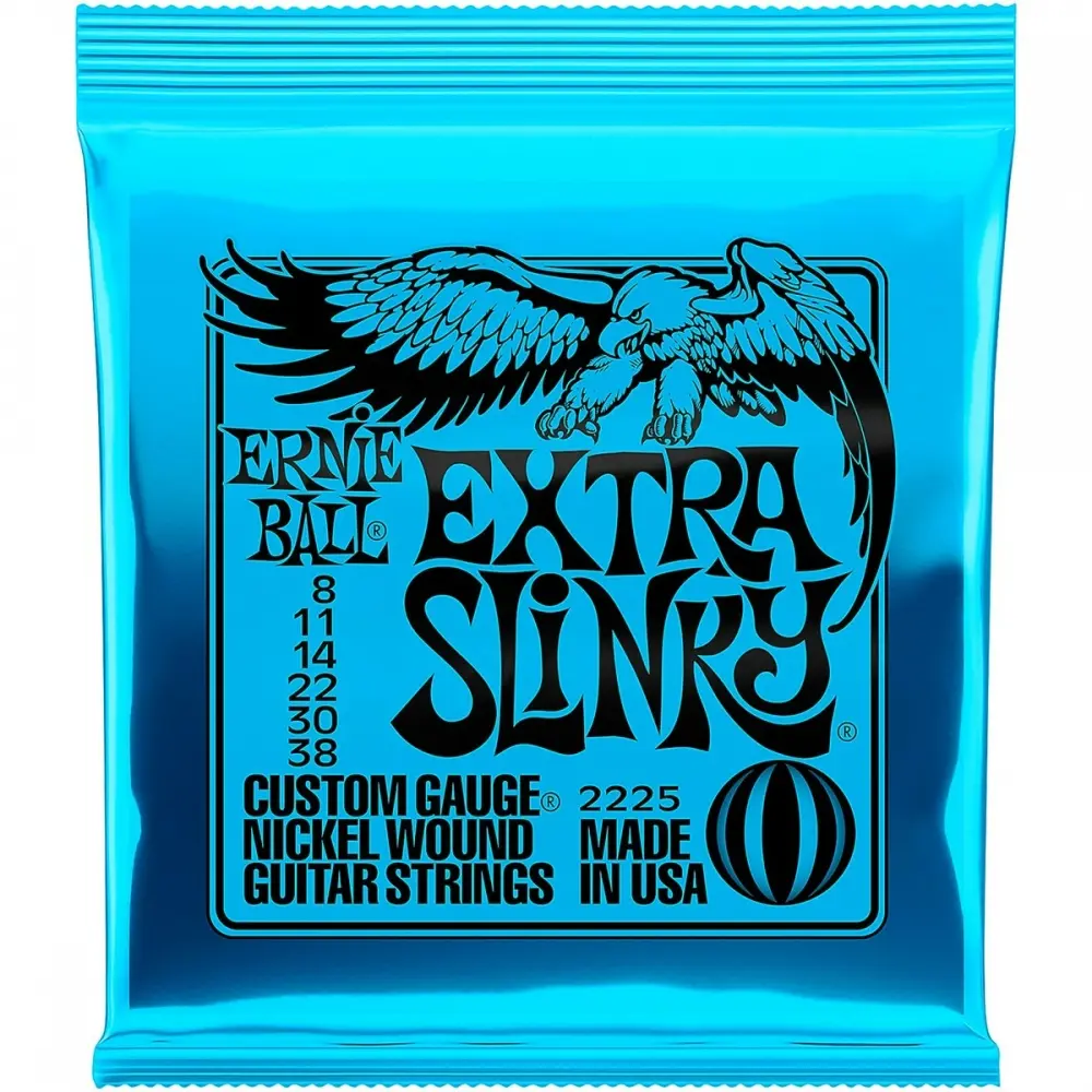 Ernie Ball Extra Slinky 2225 para Guitarra Eléctrica 8-38