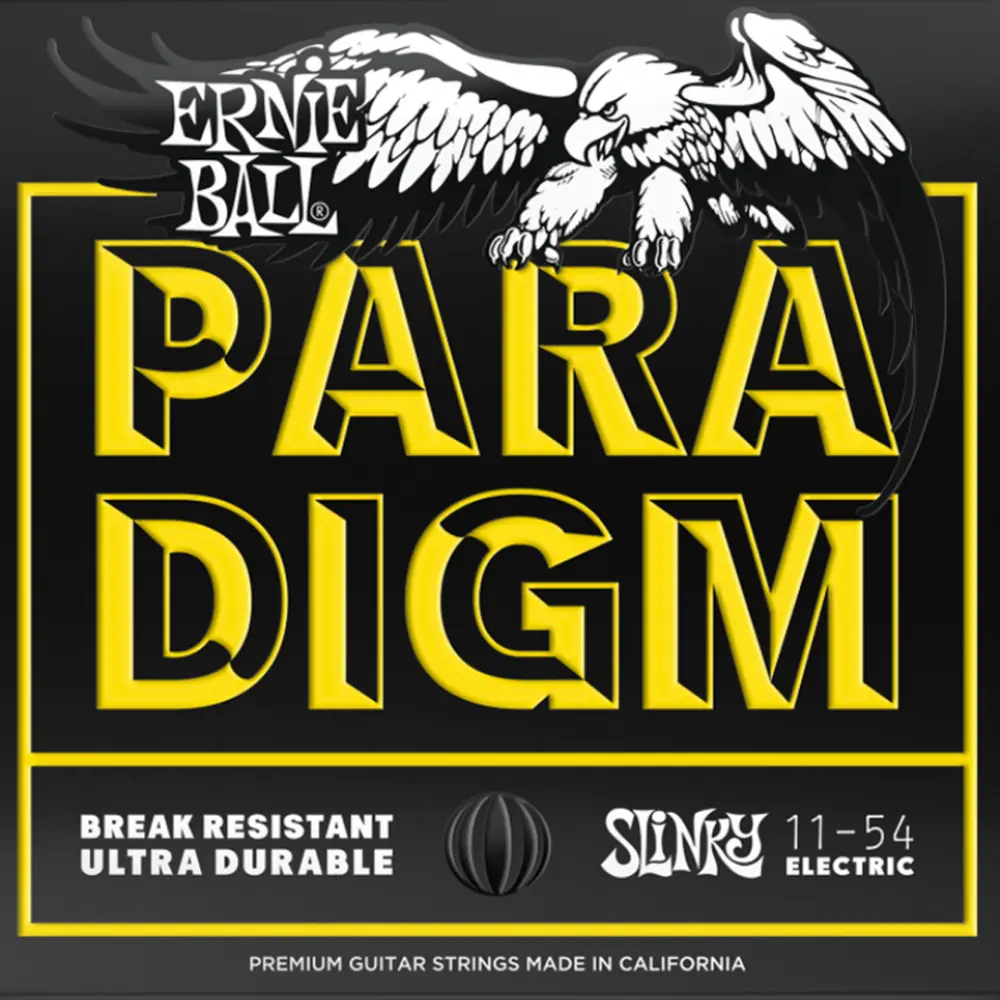 [2027] Ernie Ball 2027 Paradigm Beefy Slinky Encordadura Nickel Wound Guitarra Eléctrica 11-54