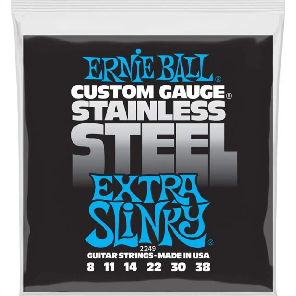 Ernie Ball Extra Slinky 2249 Encordadura 8-38 Para Guitarra Eléctrica