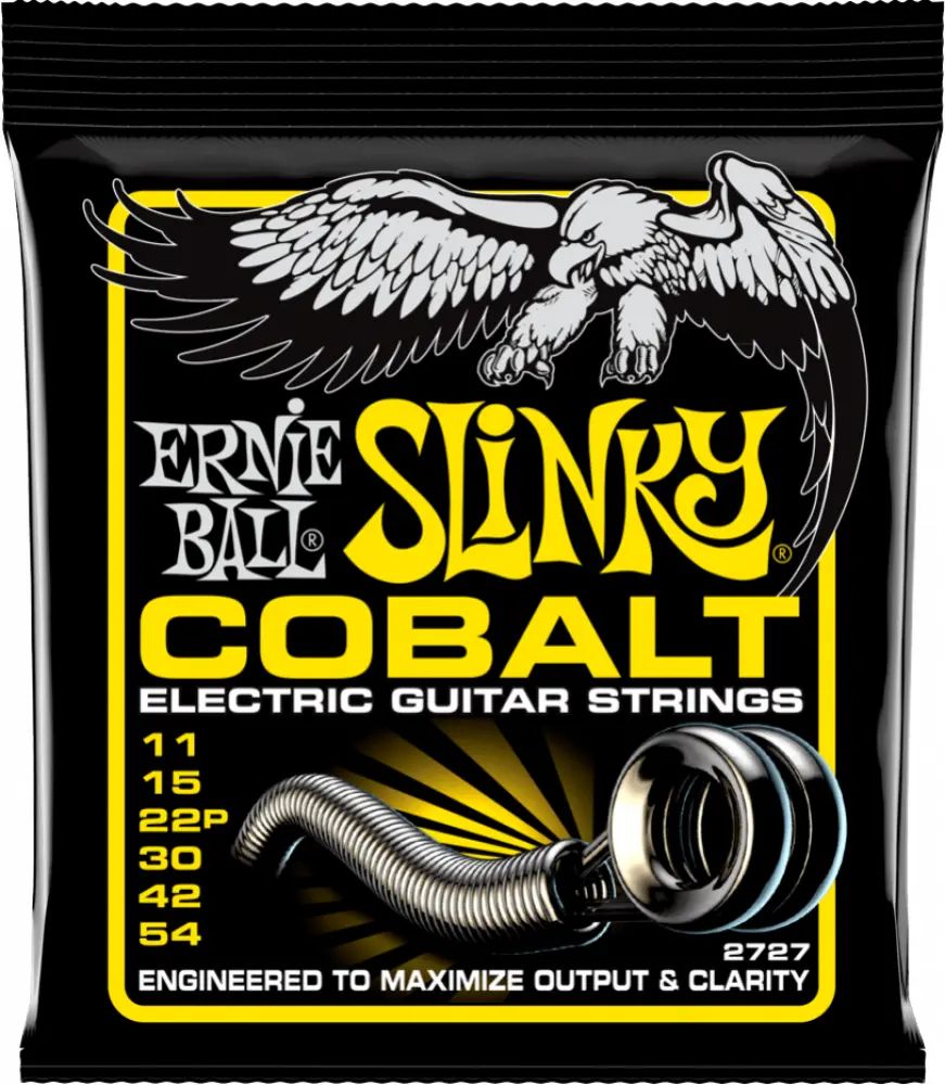 Ernie Ball Slinky Cobalt 2727 Encordadura 11-54 Para Guitarra Eléctrica
