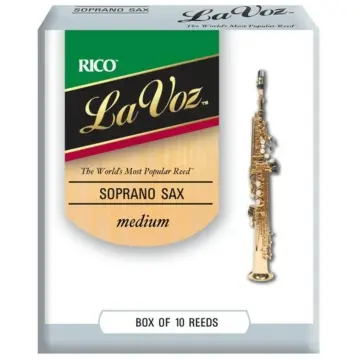 Rico La Voz Caña Medium Soft para Saxofón Soprano
