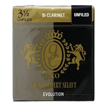 Caña Rico Grand Concert Select RGE10BCL350 Caña 3.5 Para Clarinete Si Bemol