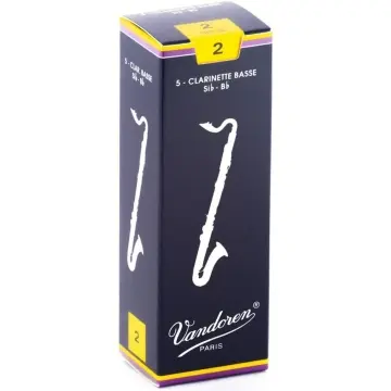 Vandoren Azul Caña para Clarinete Bajo