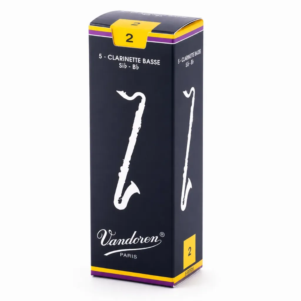 [CR122] Vandoren Azul Caña para Clarinete Bajo (Caña 2)