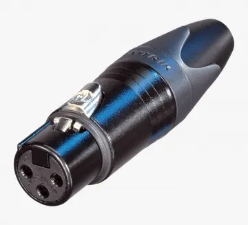 Neutrik NC3FXXB Conector XLR Hembra Negro