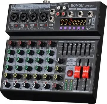BMG06A Mezcladora 6 Canales Con Efectos Ecualizador