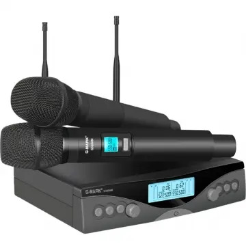 GMark G320AM Micrófono Inalámbrico Doble de Mano