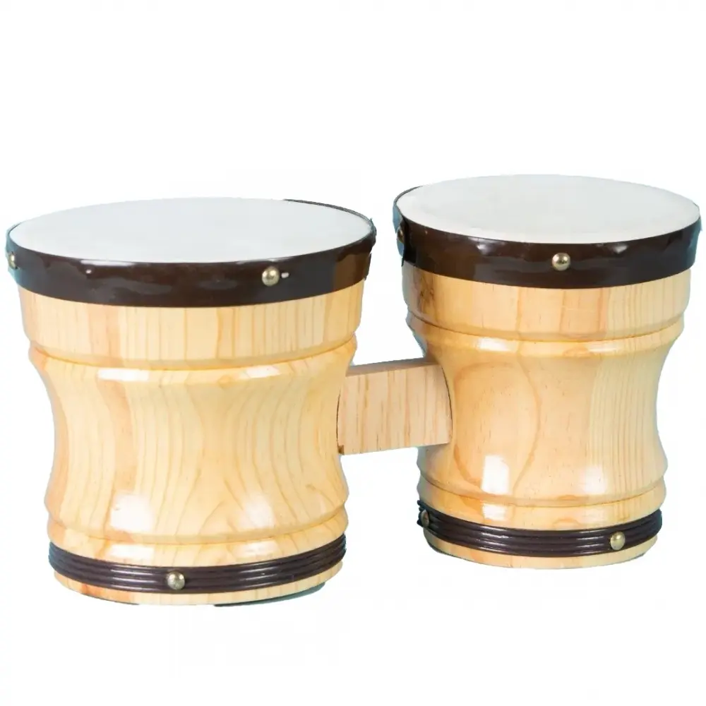 100011 Bongó Artesanal Chico de Madera