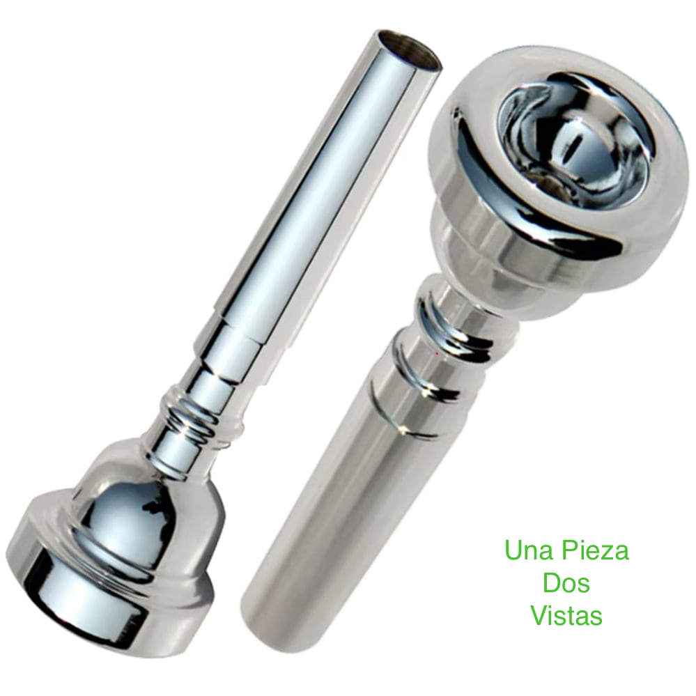 🎺Boquilla para Trompeta "Tipo Bach" – Dorada y Niquelada