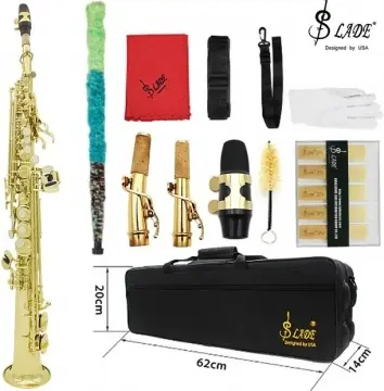 Slade ND181 Saxofón Soprano Recto Laqueado
