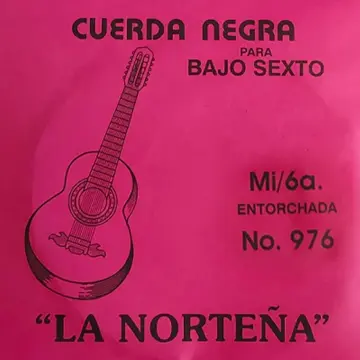 La Norteña LN976 Sexta Cuerda La para Bajo Sexto