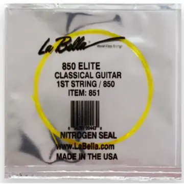 [LB851] La Bella LB851 Primera Cuerda de Nylon para Guitarra Acústica